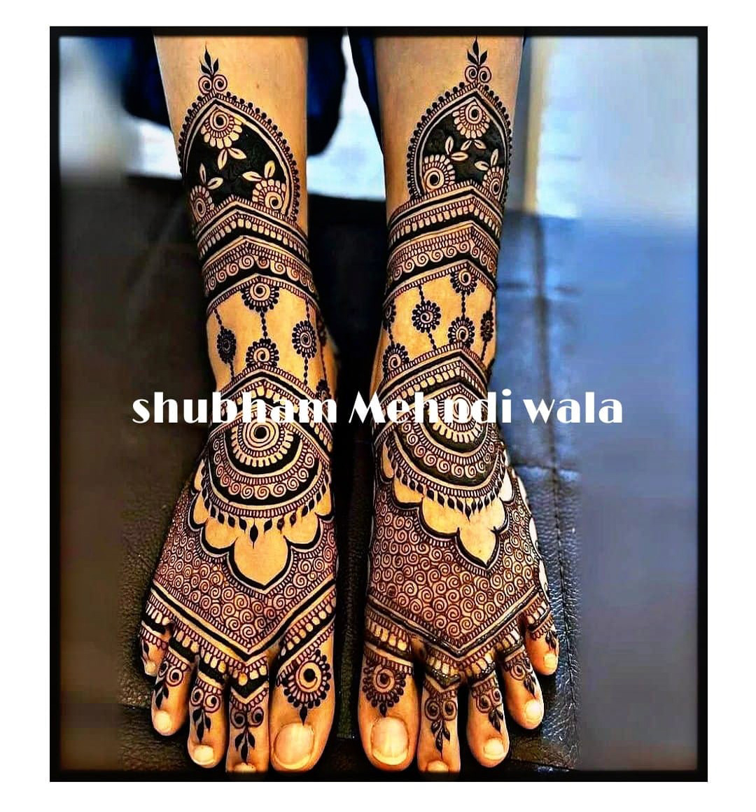 Shubham mehandi design