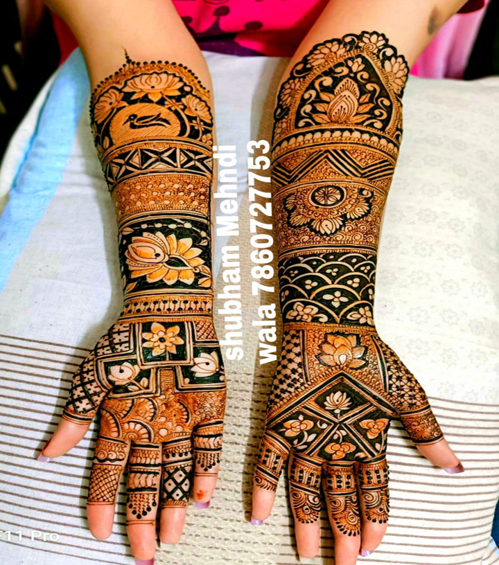 Shubham mehandi design