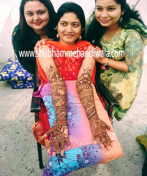 Shubham mehandi design