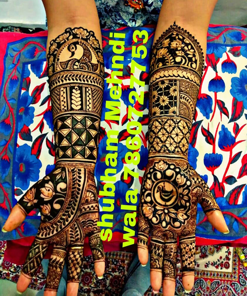 Shubham mehandi design