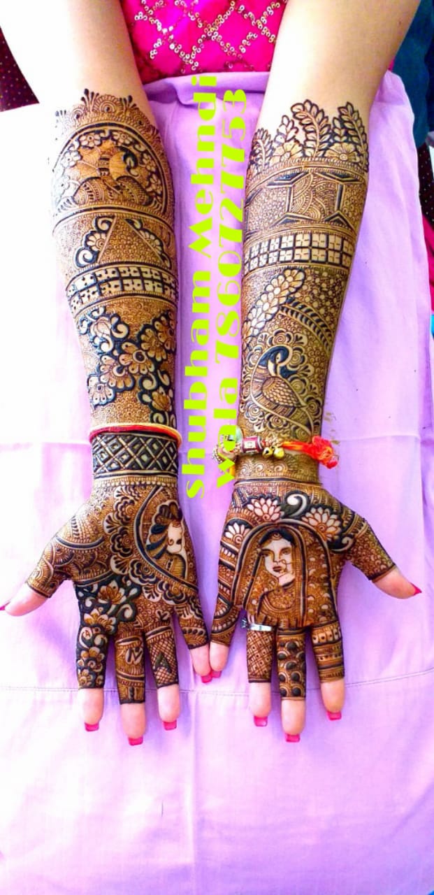 Shubham mehandi design