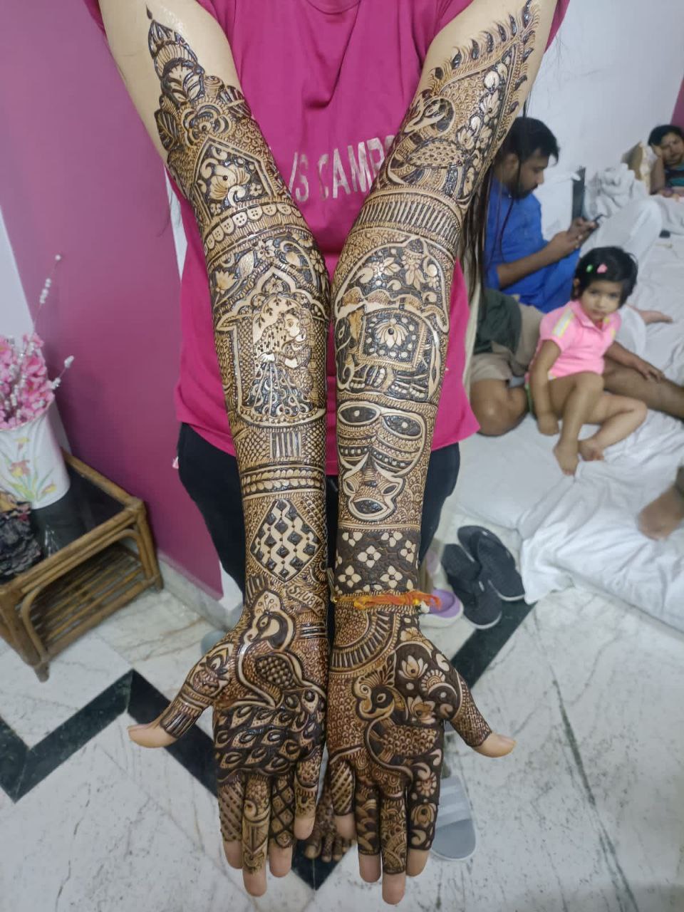 Shubham mehandi design