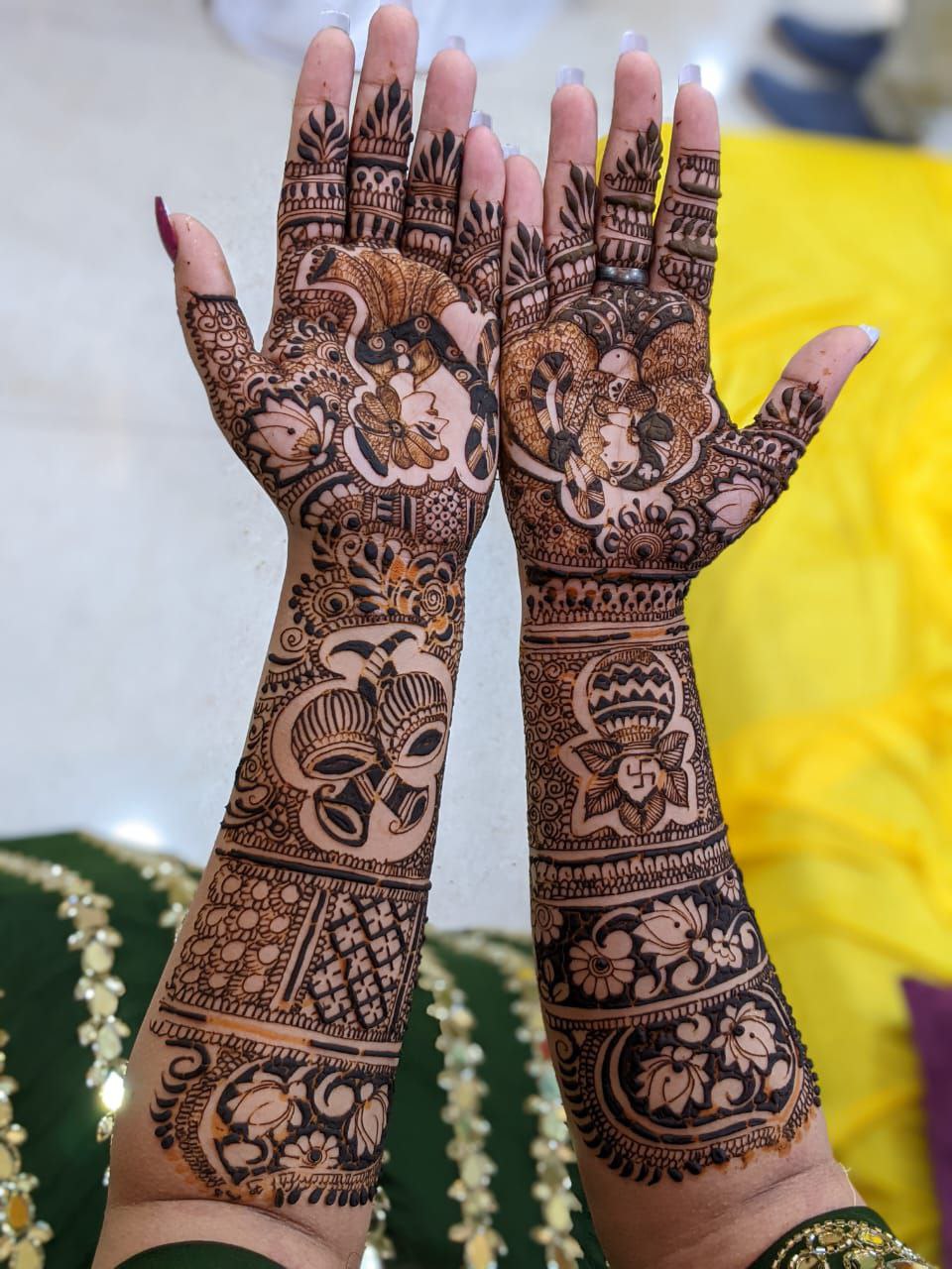 Shubham mehandi design