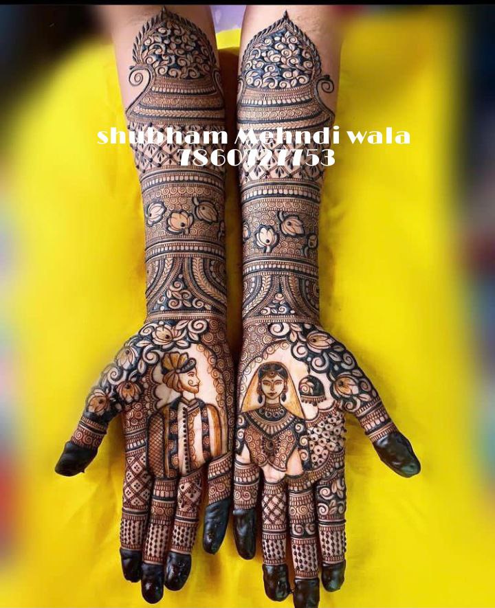 Shubham mehandi design