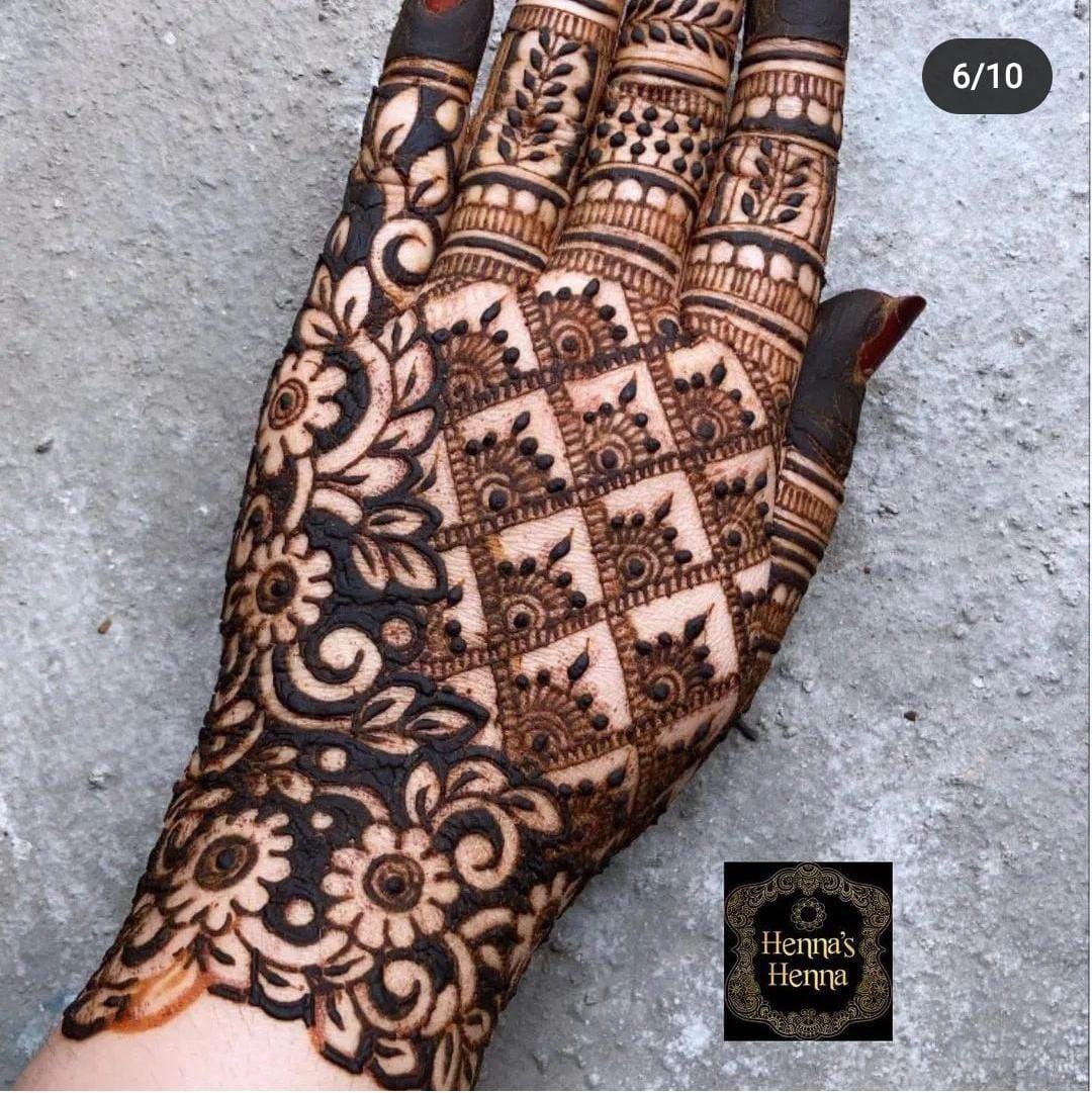 Shubham mehandi design