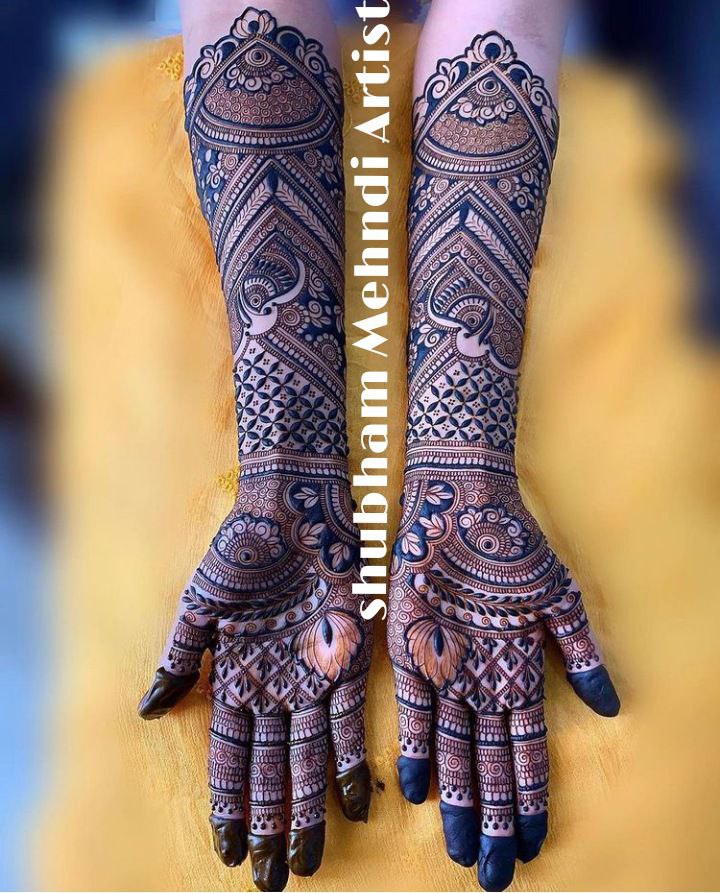 Shubham mehandi design