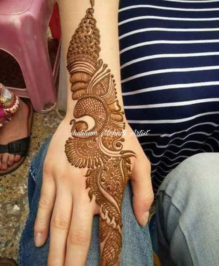 Shubham mehandi design