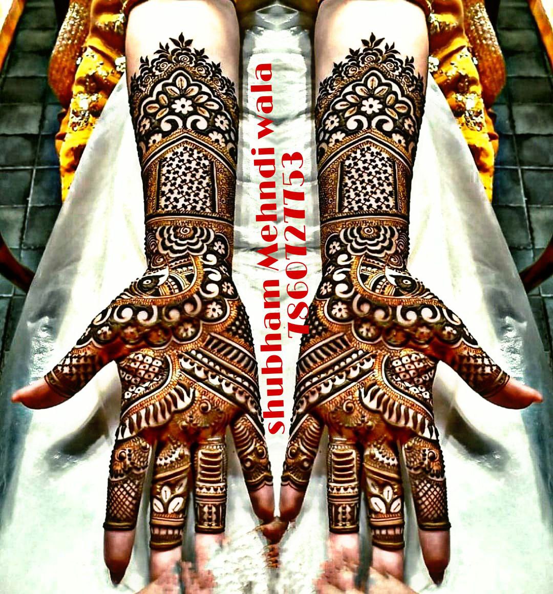 Shubham mehandi design