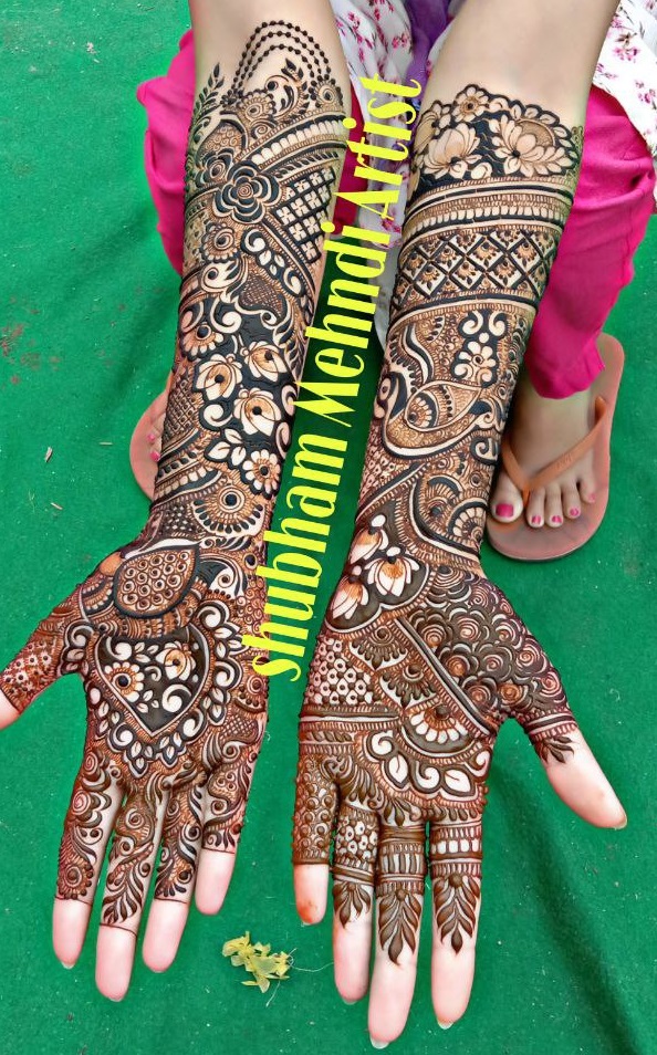 Shubham mehandi design