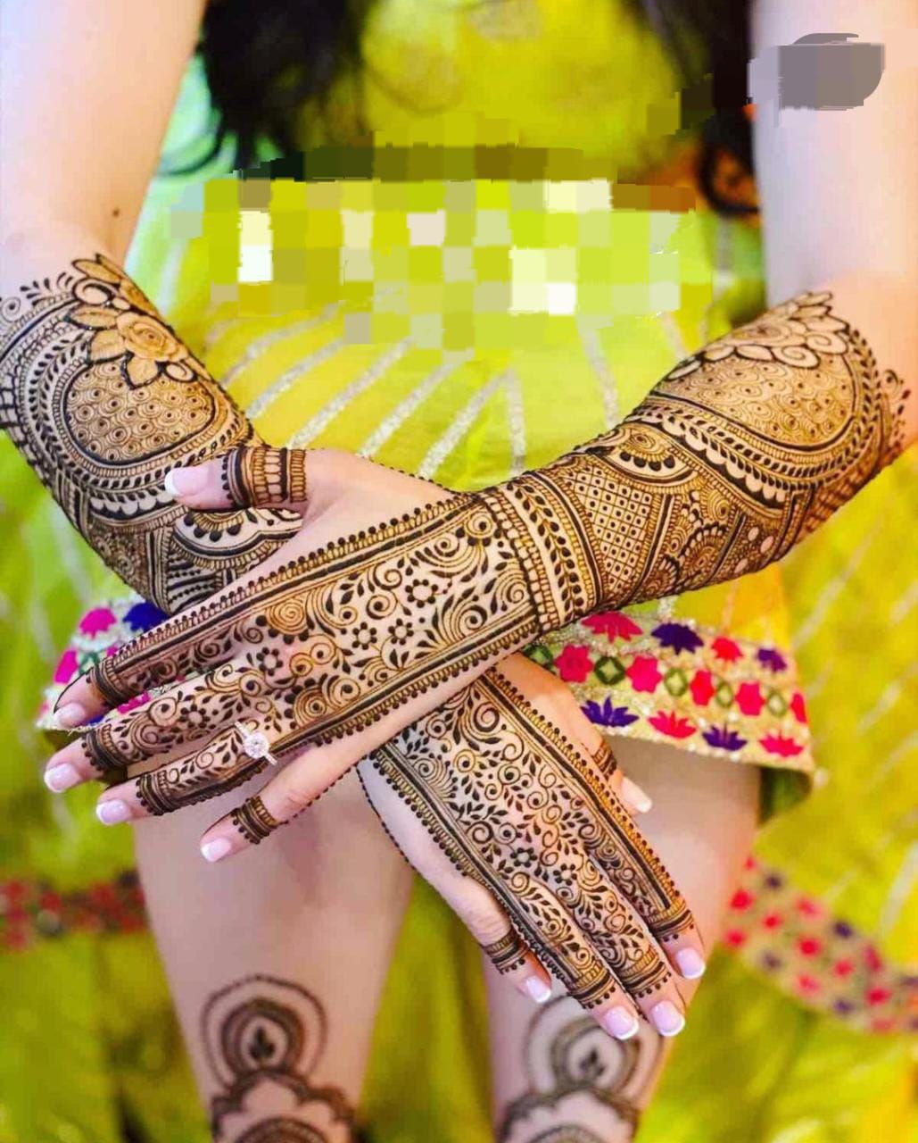 Shubham mehandi design