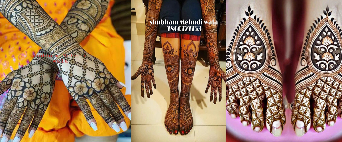 Feet Mehandi Design Delhi