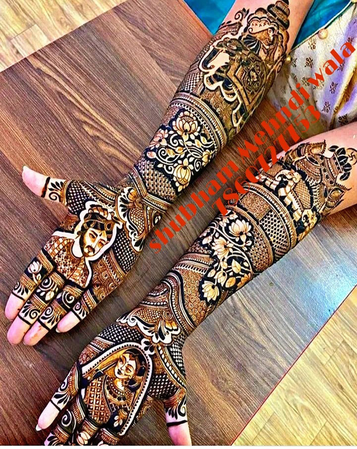 Shubham mehandi design