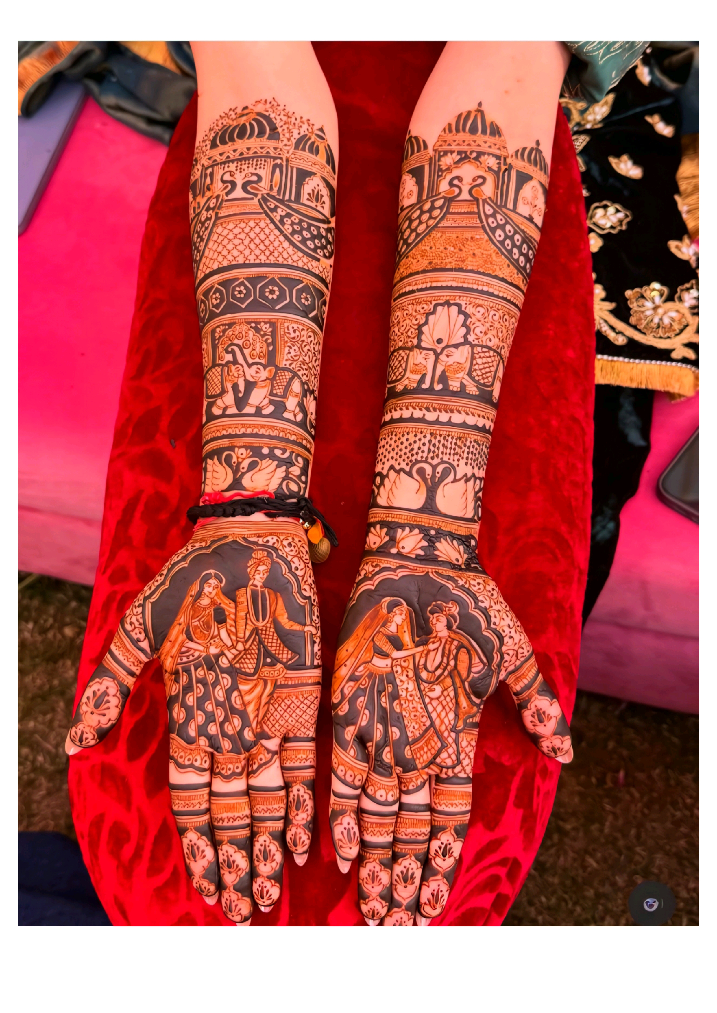 Shubham mehandi design