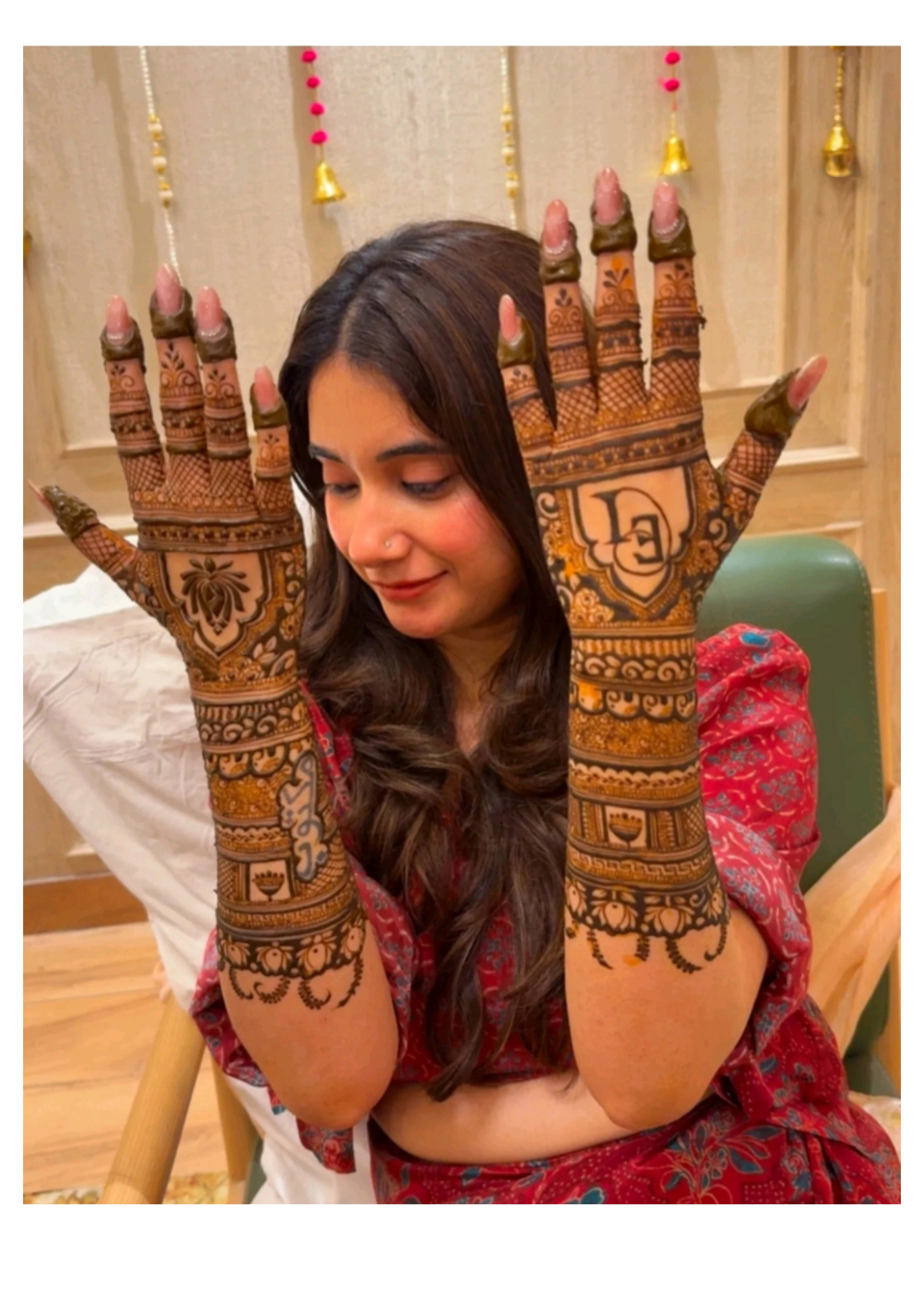 Shubham mehandi design